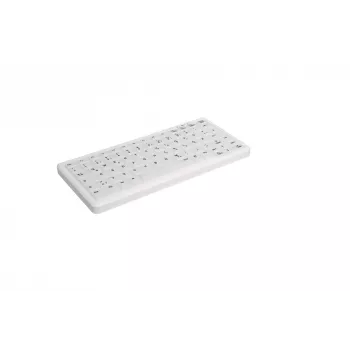 Tastiera medicale Contour Design Active Key Contour ClassicClean IP68 mini con filo bianca DE C4110