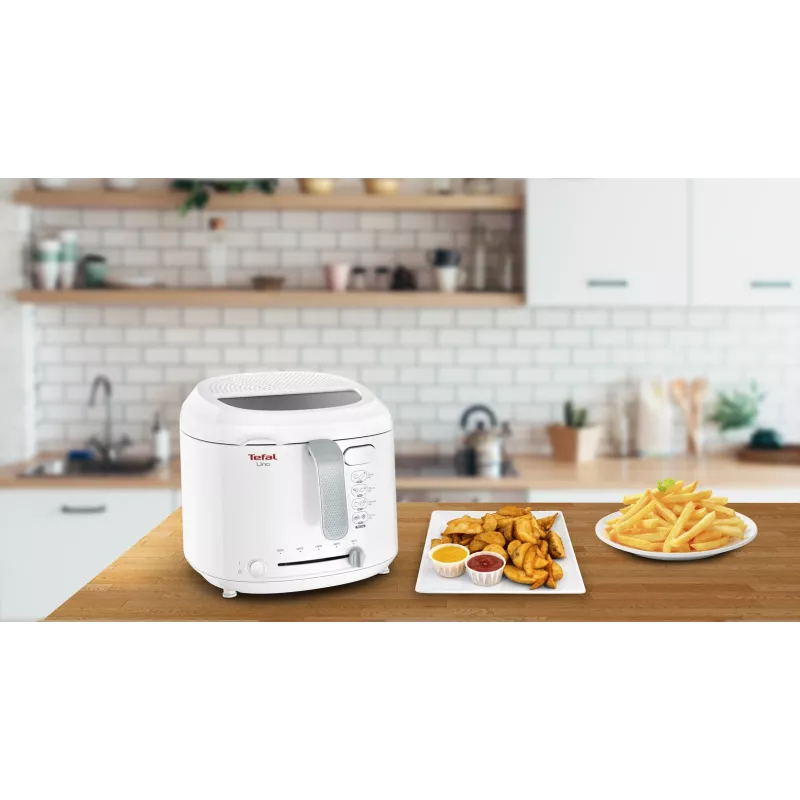 Tefal Uno FF203130 Friggitrice singola 1,8 l a sé stante 1600 W Friggitrice Bianca