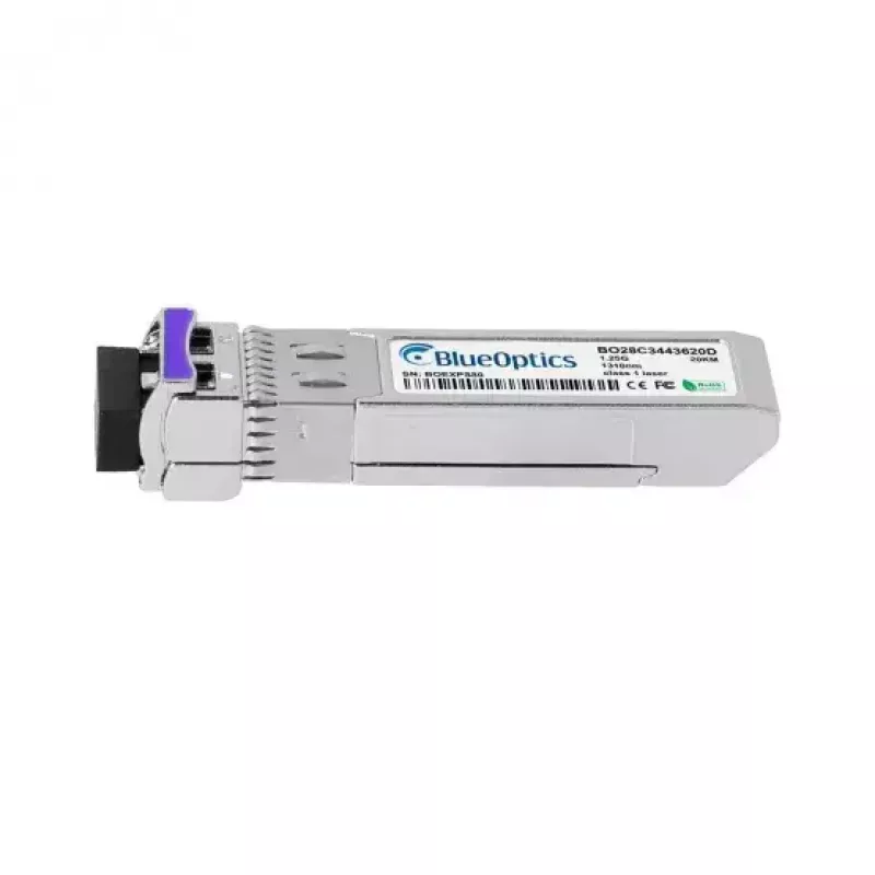 Modulo ricetrasmettitore di rete BlueOptics 02310WRR-BO cSFP 1250 Mbit/s argento