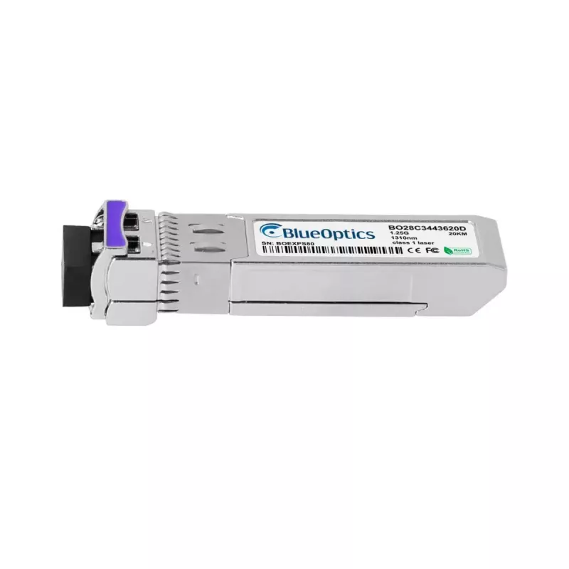 Modulo ricetrasmettitore di rete BlueOptics 3FE65106AA-BO, fibra ottica SFP, 1250 Mbit/s, cSFP, custodia in metallo, argento