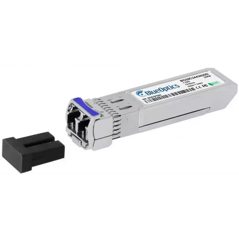 Modulo ricetrasmettitore di rete BlueOptics AT-SPBD20DUAL-14-BO — SFP in fibra ottica, interfaccia cSFP, connettore LC, alluminio