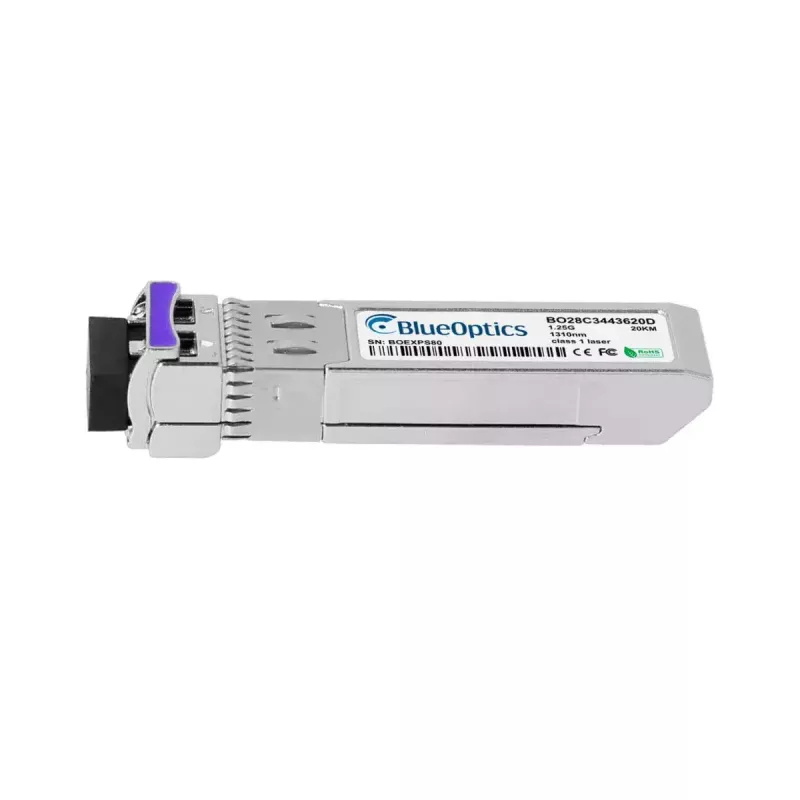Ricetrasmettitore SFP in fibra ottica BlueOptics LRM1301-BC+1-BO, cSFP, 1250 Mbit/s, argento
