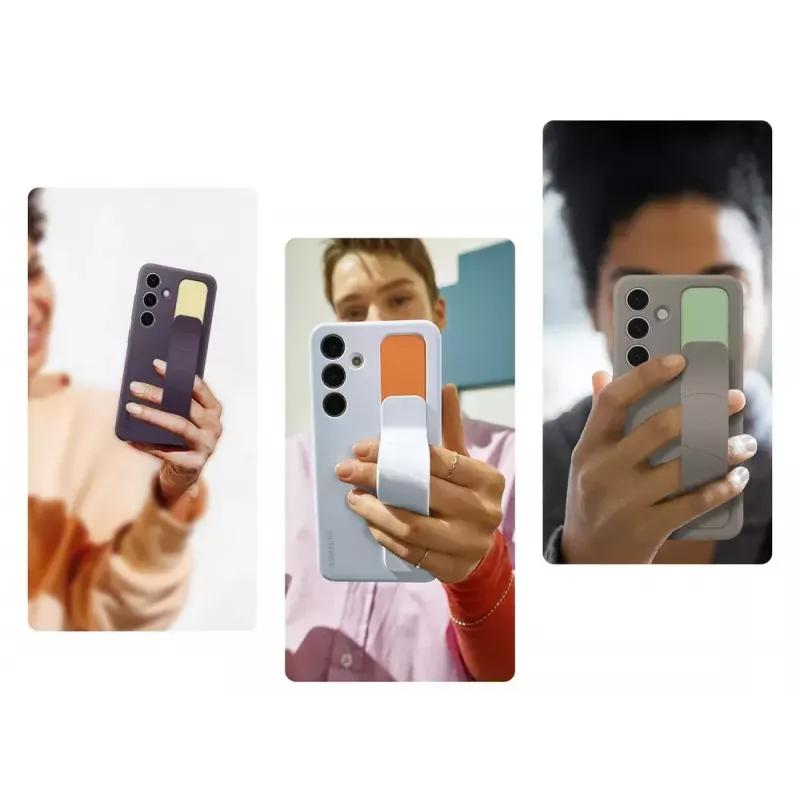 Samsung Standing Grip Case viola custodia per cellulare 15,8 cm (6,2