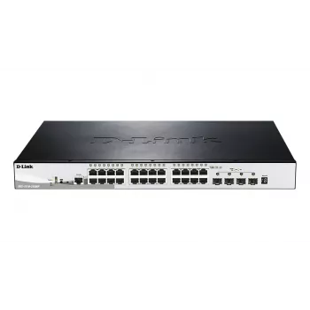 Switch D-Link 28 porte Gigabit stackable POE smart managed incluso 4 x 10G SFP+