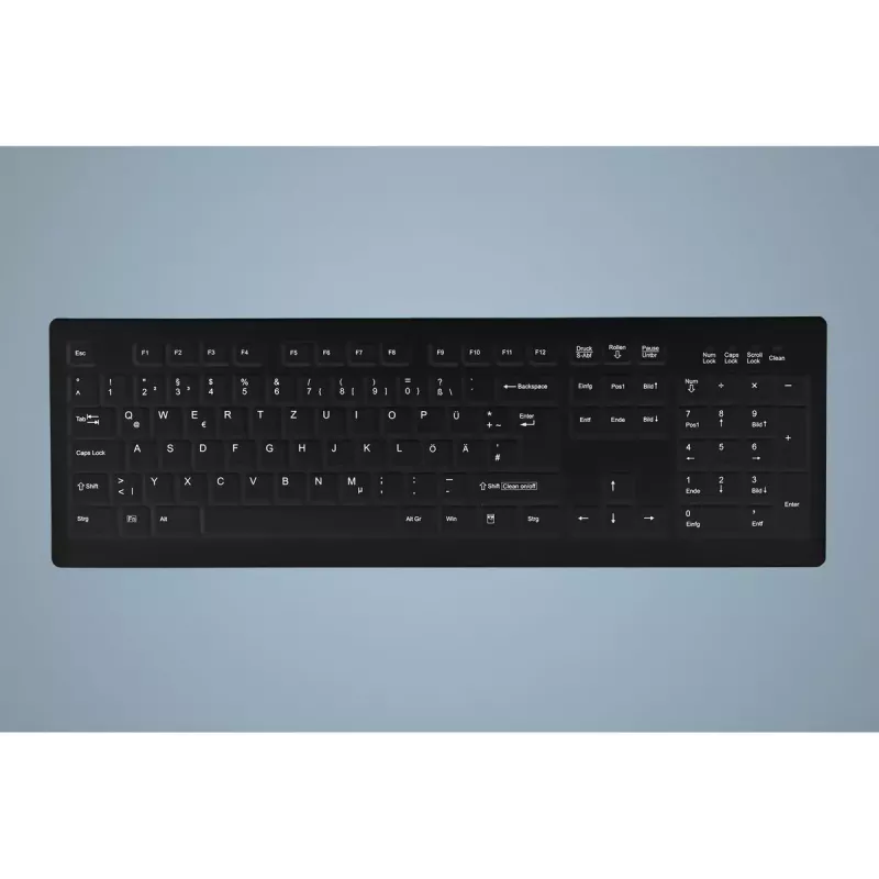 Active Key AK-C8100 tastiera medicale USB QWERTZ tedesco nero full-size 105 tasti