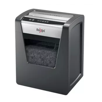 Distruggidocumenti a microtaglio Rexel Momentum M510 P5, microtaglio, 2 x 15 mm, 23 L, 250 fogli, 58 dB, pulsanti