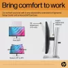 Monitor HP E24 G5 FHD senza PVC, 60,5 cm (23,8 pollici), 1920 x 1080 pixel, Full HD, LCD, 5 ms, nero, argento