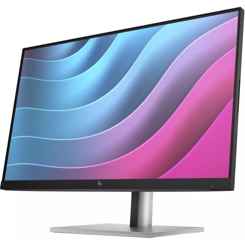 Monitor HP E24 G5 FHD senza PVC, 60,5 cm (23,8 pollici), 1920 x 1080 pixel, Full HD, LCD, 5 ms, nero, argento