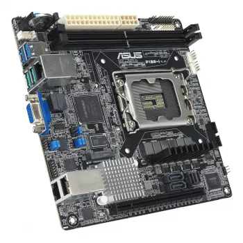 Scheda madre ASUS P13R-I Mini ITX, chipset Intel C262, LGA 1700, DDR5, 2x DIMM, 64 GB, 6x SATA III, 3x RJ-45