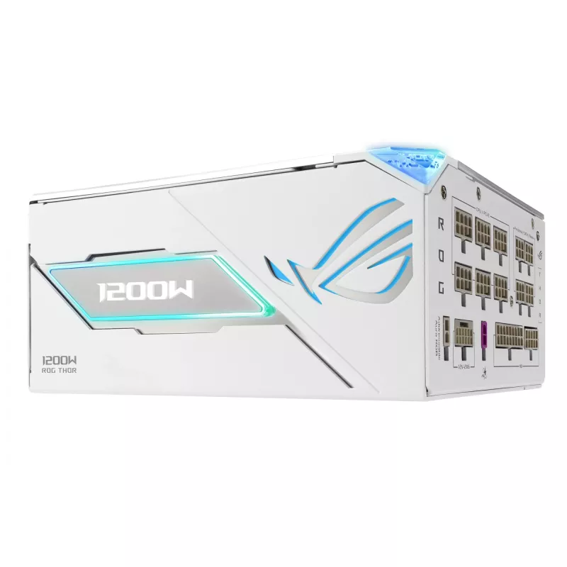 Alimentatore ASUS ROG THOR-1200P3-WHITE-GAMING 1200 W ATX 20+4-Pin, 80 PLUS Platinum, bianco