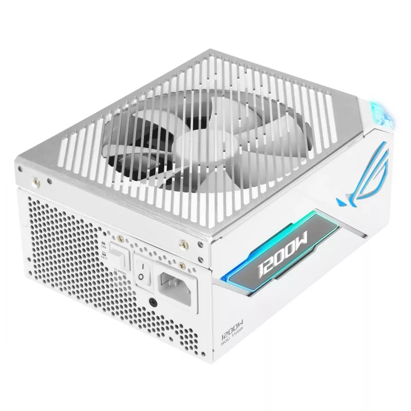 Alimentatore ASUS ROG THOR-1200P3-WHITE-GAMING 1200 W ATX 20+4-Pin, 80 PLUS Platinum, bianco