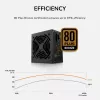 Alimentatore Cougar ATLAS 650W ATX3.1 80 PLUS Bronze, 24-Pin-ATX, ventola da 120 mm, nero