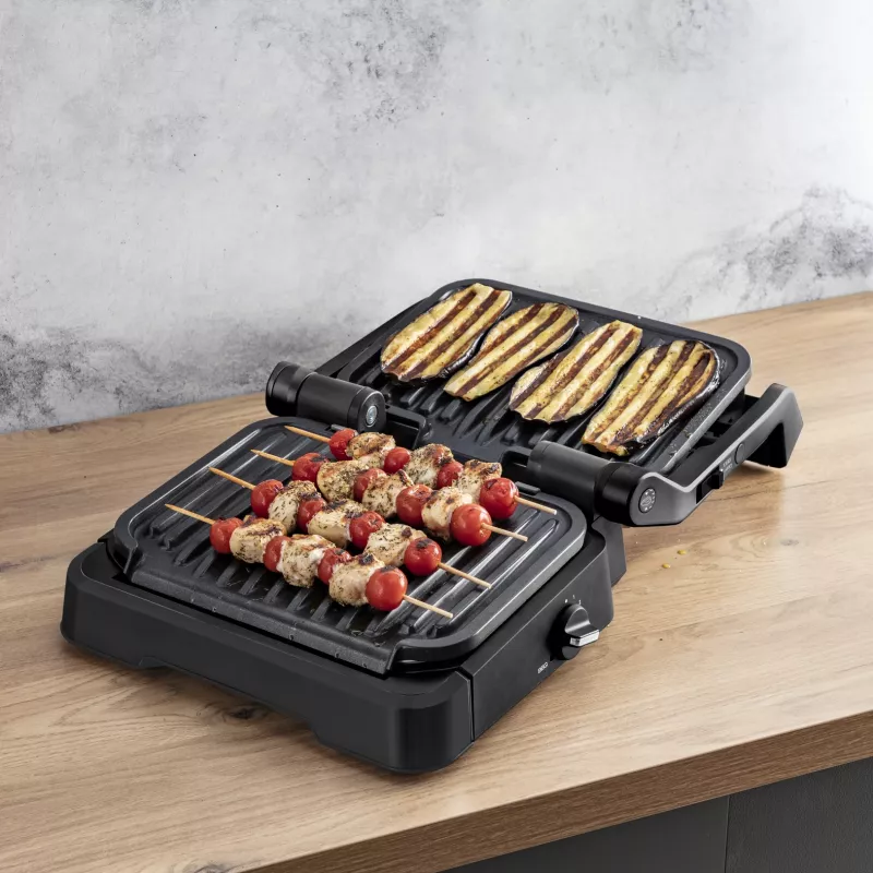 Grill da contatto Tefal OptiGrill 2in1 GC7728 2100W nero