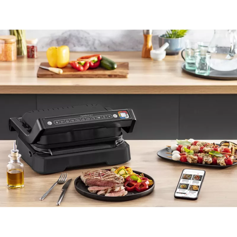 Grill da contatto Tefal OptiGrill 2in1 GC7728 2100W nero
