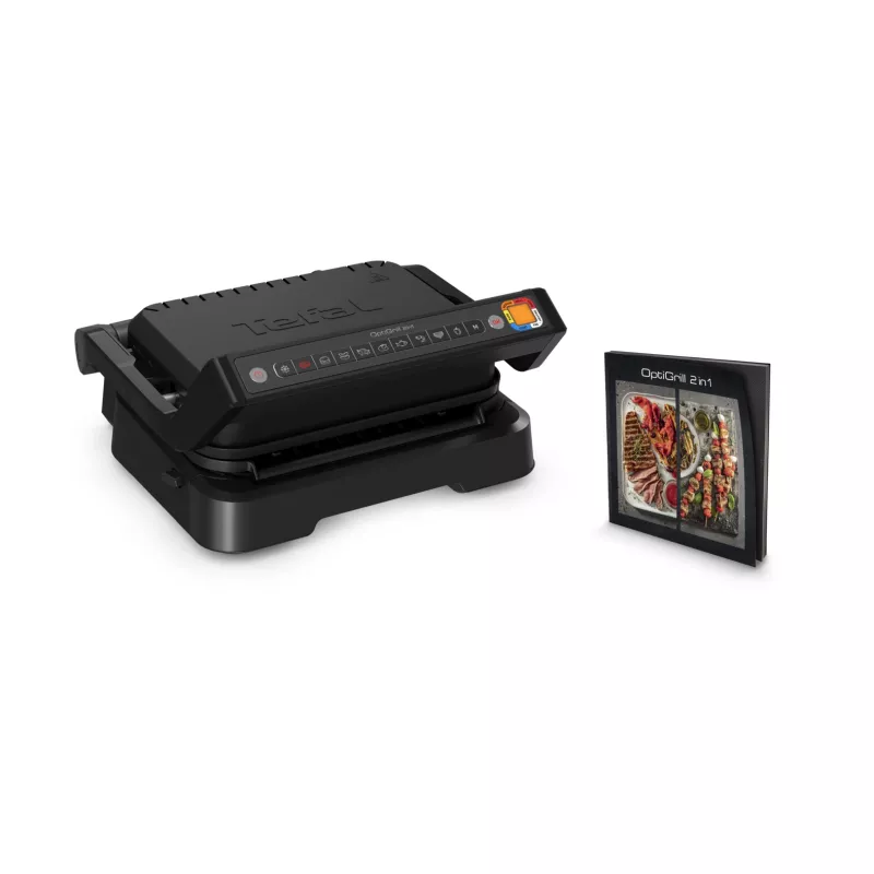 Grill da contatto Tefal OptiGrill 2in1 GC7728 2100W nero