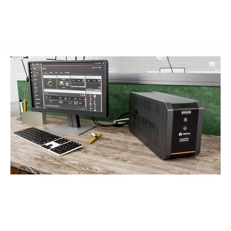 Vertiv PowerUPS 200 Essential PSA6E-1600IT-SCH, 1600VA/925W, Line-Interactive, 1,6 kVA, 925 W, sinusoidale, 140 V, 290 V