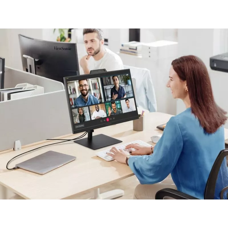 Viewsonic VG2441V monitor per videoconferenze 61 cm (24 pollici) LED 1920 x 1080 pixel Full HD