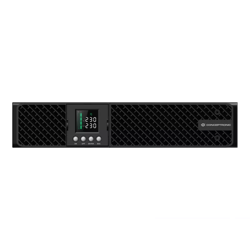Conceptronic ZEUS51E2K 2000VA 2000W UPS Online, IEC, doppia conversione (Online), 2 kVA, 2000 W, sinusoidale, 220 V, 240 V