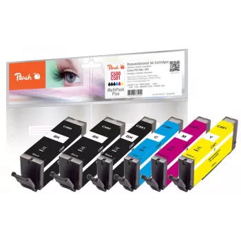 Peach 320448 cartuccia d'inchiostro 6 pz. compatibile