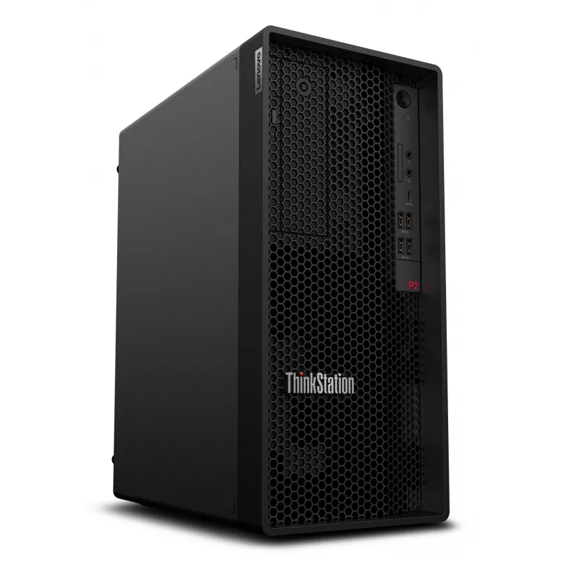 Lenovo ThinkStation P2 Tower Intel® Core™ i7 i7-14700 32 GB DDR5-SDRAM 512 GB SSD NVIDIA RTX A1000 Windows 11 Pro workstation nero