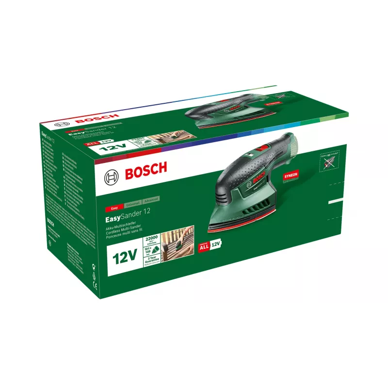 Bosch EasySander 12 levigatrice multiuso 22000 RPM 22000 OPM