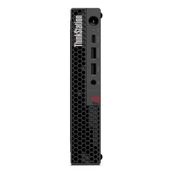 Lenovo ThinkStation P3 Tiny Intel® Core™ i5 i5-14600 32 GB DDR5-SDRAM 1 TB SSD NVIDIA RTX A400 Windows 11 Pro Mini PC workstation nero