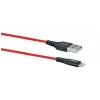 Cavo USB-A a Lightning per cellulare SCHWAIGER LPRO410 501, USB 2.0, 1,2 m, rosso
