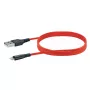 Cavo USB-A a Lightning per cellulare SCHWAIGER LPRO410 501, USB 2.0, 1,2 m, rosso