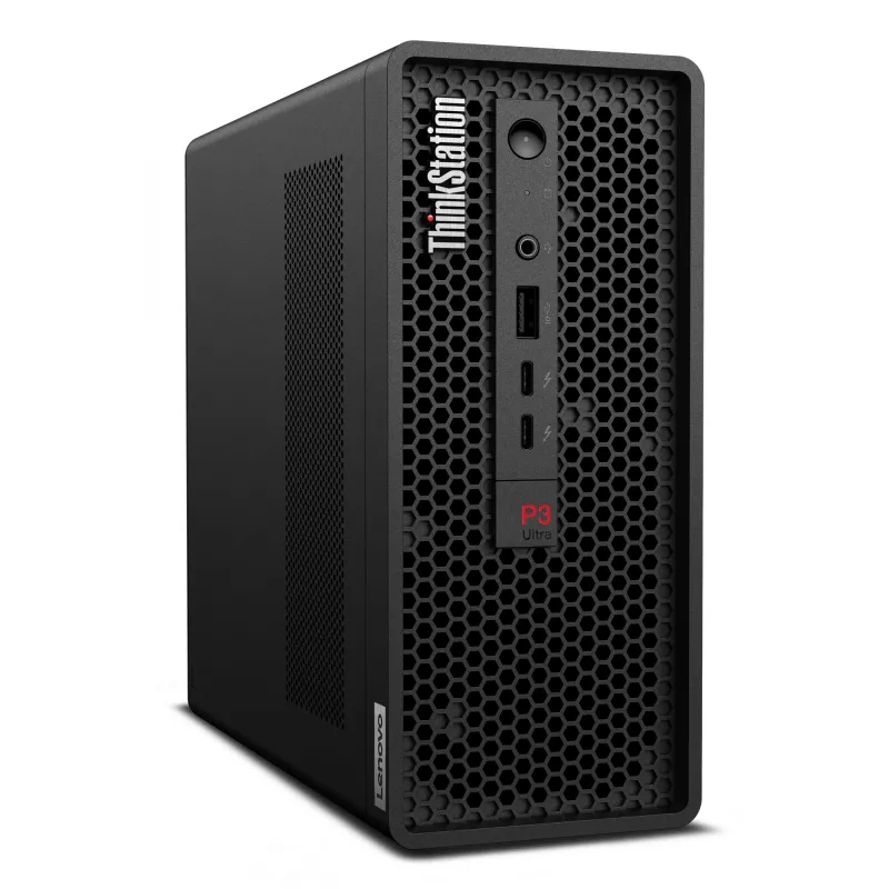 Lenovo ThinkStation P3 Ultra SFF Intel® Core™ i5 i5-14600 32 GB DDR5-SDRAM 1 TB SSD NVIDIA RTX A400 Windows 11 Pro Mini Tower Workstation nero