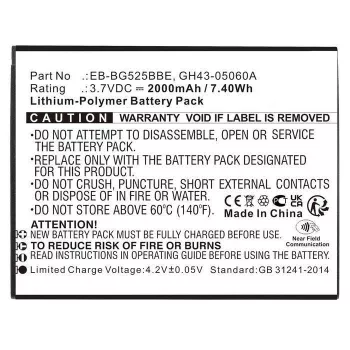 Batteria per smartphone CoreParts GH43-05060A-CP 3,7V 2000mAh Li-Pol 7,40Wh