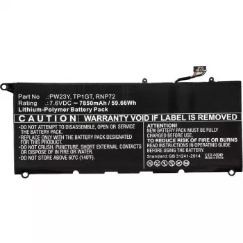 CoreParts batteria ricaricabile per laptop per Dell, batteria ricaricabile, DELL, XPS 13 9360, XPS 13 9360-D1605G