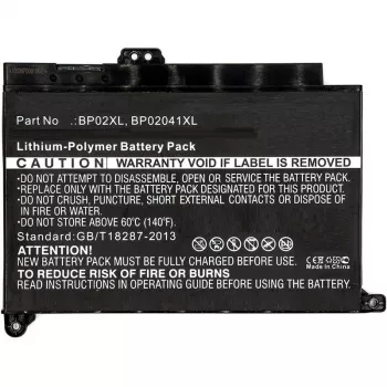 CoreParts batteria ricaricabile per laptop HP, batteria ricaricabile, HP, Pavilion 15-AU010WM, Pavilion 15-AU018wm, Pavilion PC 15, Pavilion PC 15