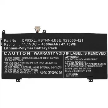 Batteria ricaricabile CoreParts MBXHP-BA0176 per HP Spectre x360 13-ae010ca