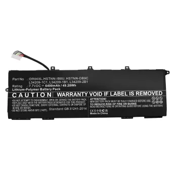 CoreParts MBXHP-BA0301 Batteria per laptop per HP, 7,6V, 6600mAh, 50,16Wh