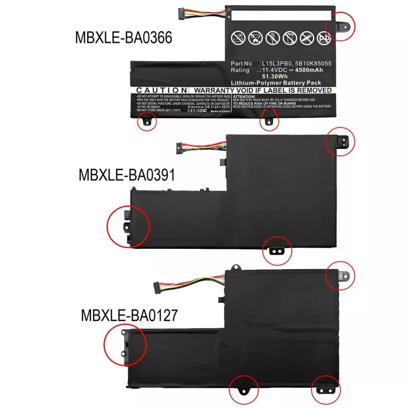 CoreParts MBXLE-BA0127 batteria di ricambio per laptop