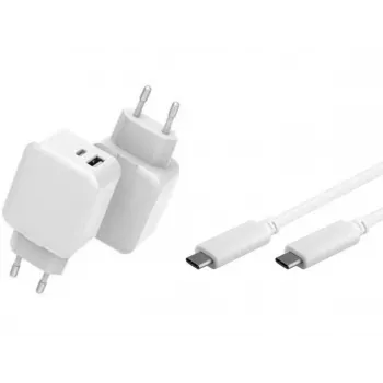 Caricabatterie per dispositivi mobili universale CoreParts MBXUSB-AC0014 bianco AC ricarica rapida per interni