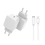 Caricabatterie mobile universale CoreParts MBXUSB-AC0015 bianco AC ricarica rapida per interni