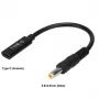 Adattatore per cavo USB C 5,5*2,5 mm CoreParts MBXUSBC-CO0005 nero