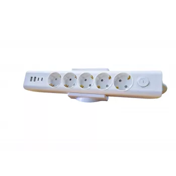 Morsetto da tavolo MicroConnect MC-DESKMOUNTW per ciabatte