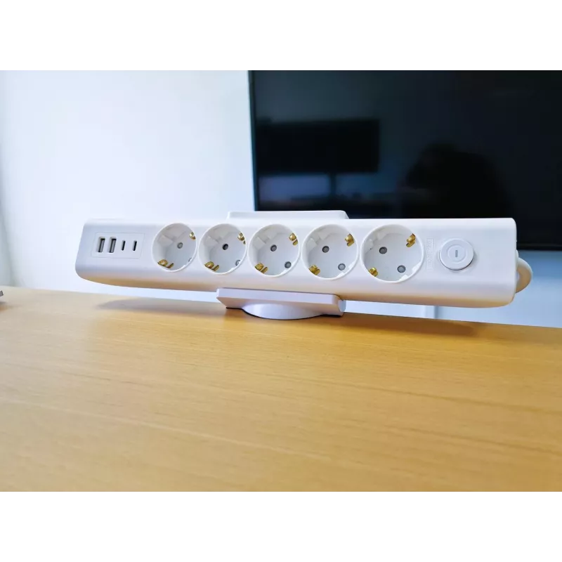Morsetto da tavolo MicroConnect MC-DESKMOUNTW per ciabatte