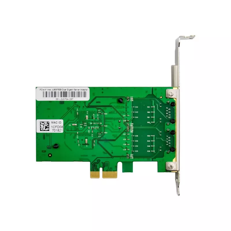 Scheda di rete MicroConnect MC-PCIEX1-82575 PCIe x1 adattatore Ethernet Intel 82575