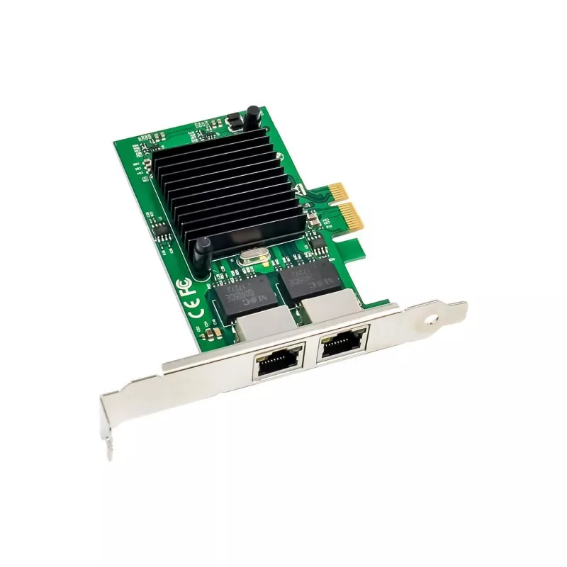 Scheda di rete MicroConnect MC-PCIEX1-82575 PCIe x1 adattatore Ethernet Intel 82575
