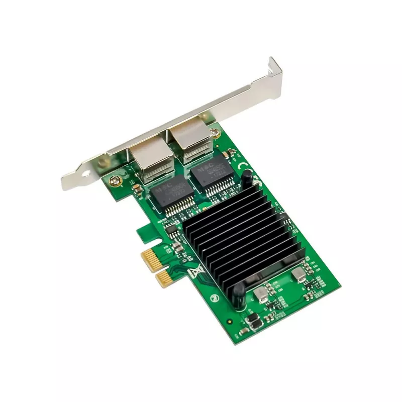 Scheda di rete MicroConnect MC-PCIEX1-82575 PCIe x1 adattatore Ethernet Intel 82575