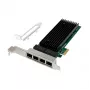Scheda di rete PCIe x1 MicroConnect MC-PCIEX1-82575-Q con controller Intel 82575