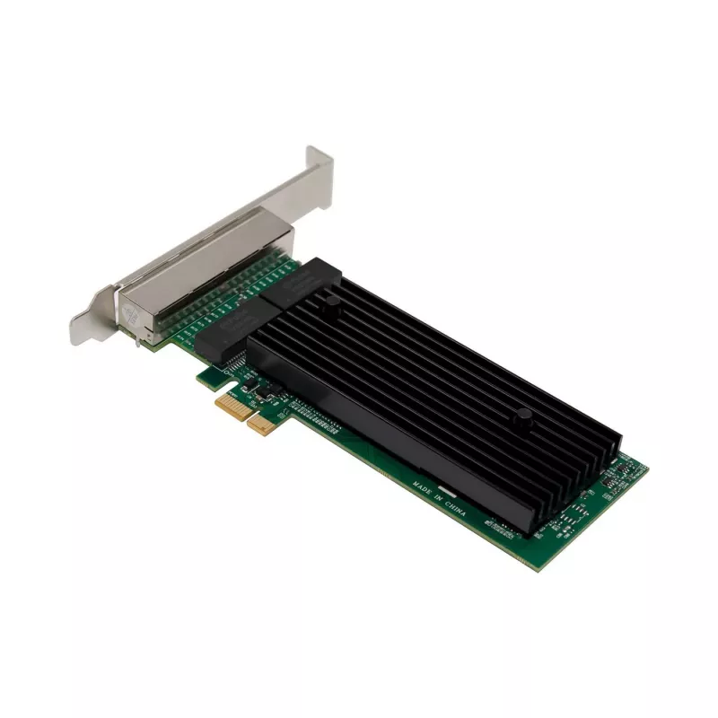 Scheda di rete PCIe x1 MicroConnect MC-PCIEX1-82575-Q con controller Intel 82575