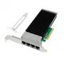Scheda di rete MicroConnect X710-T4 PCIe x8 10GbE 4 porte