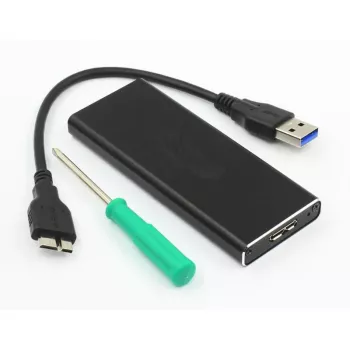 CoreParts MSACSC/USB3.0 Case per unità di memoria case SSD nero