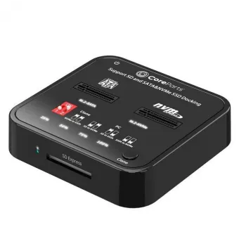 Media Duplicator CoreParts MS-CLONER-M2-SD nero USB Type-C M.2