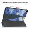 CoreParts TABX-IP10-COVER13 Custodia rigida a tre ante per iPad 10a generazione, stile Starry Sky