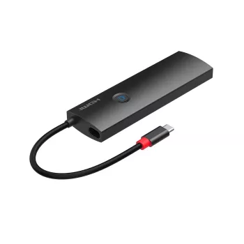 MicroConnect USB3.2CCOM20 Mini dock da USB-C a HDMI, 4K 60Hz, RJ45, 3x USB-A